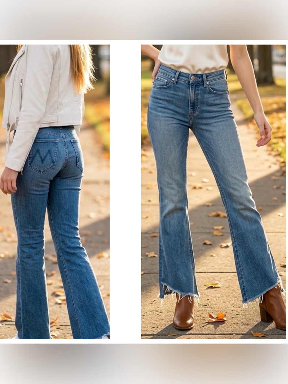 MOTHER Women’s Sz 25 The Runaway Step Fray Jeans in A Night in Havana wash